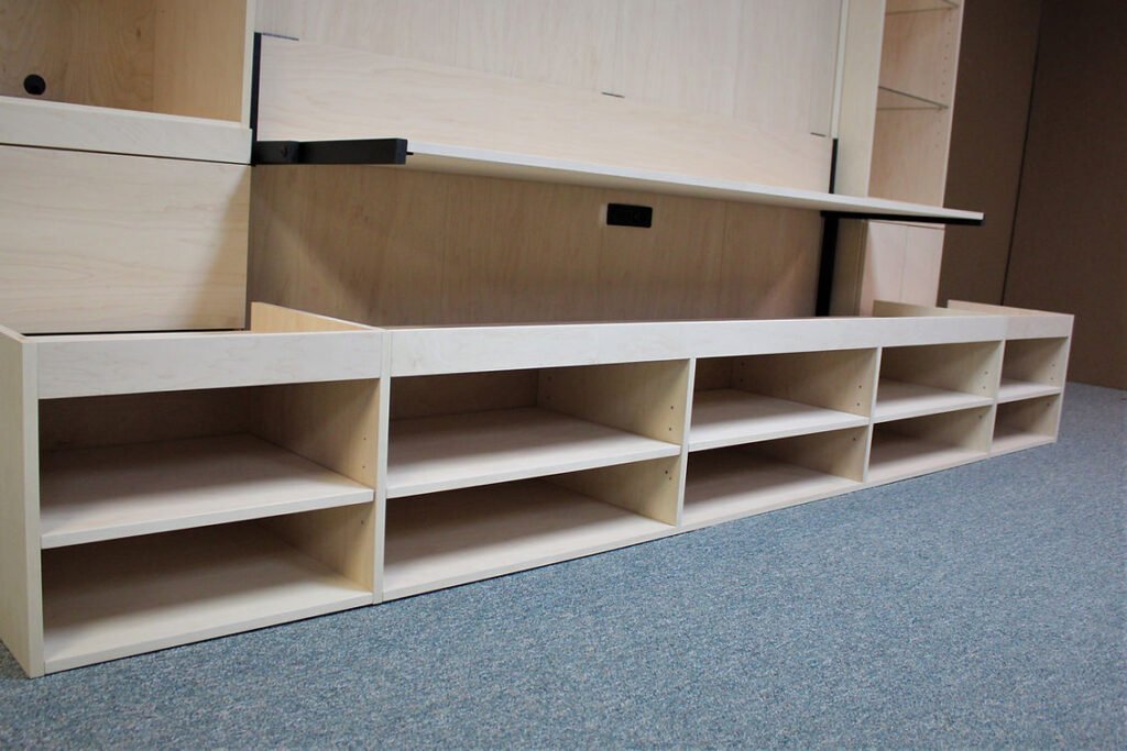 Charging station under DeskWe can add a charging station under our Stay-Level desk.