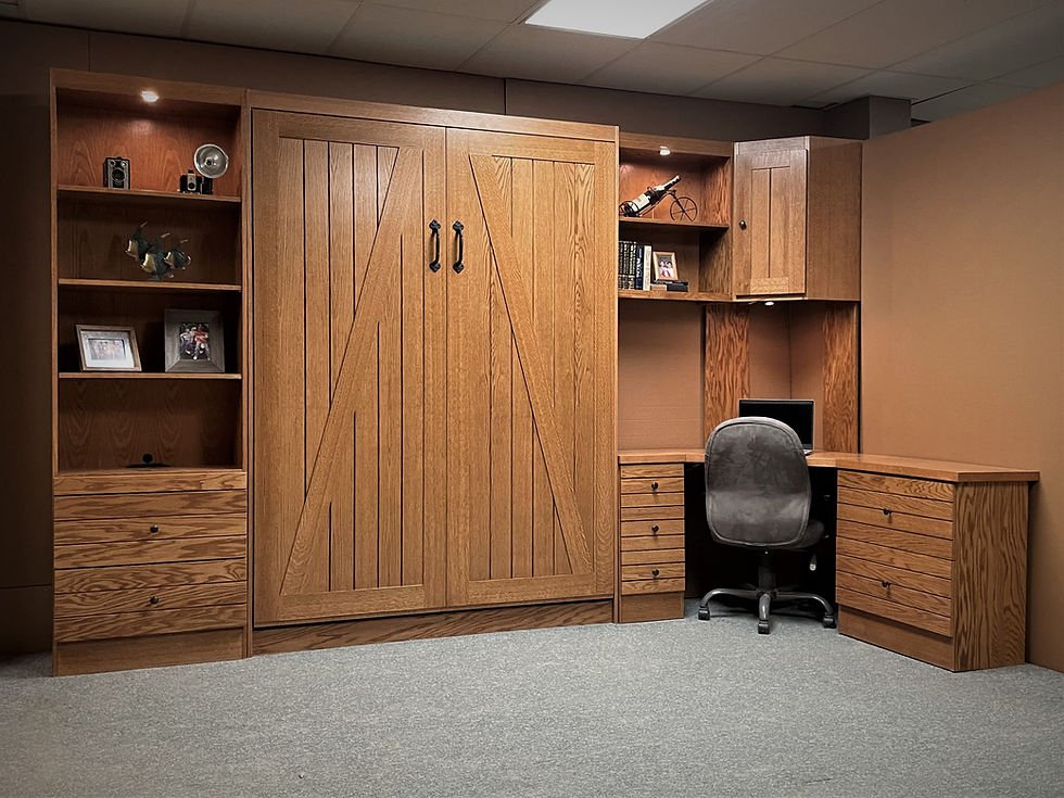 Barn Door Murphy Bed