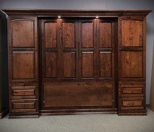 Fold Down Bullock Murphy Bed with Fold Down Desk