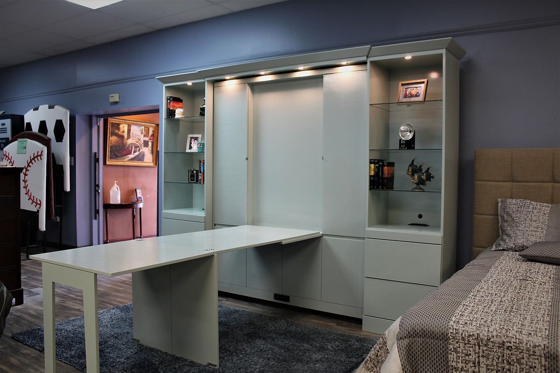 Double Fold Murphy Bed Desk Style #131-0821