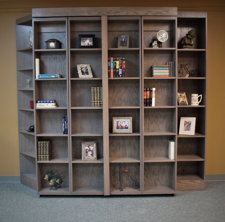 Bookcase Murphy Bed Style #1800-0317