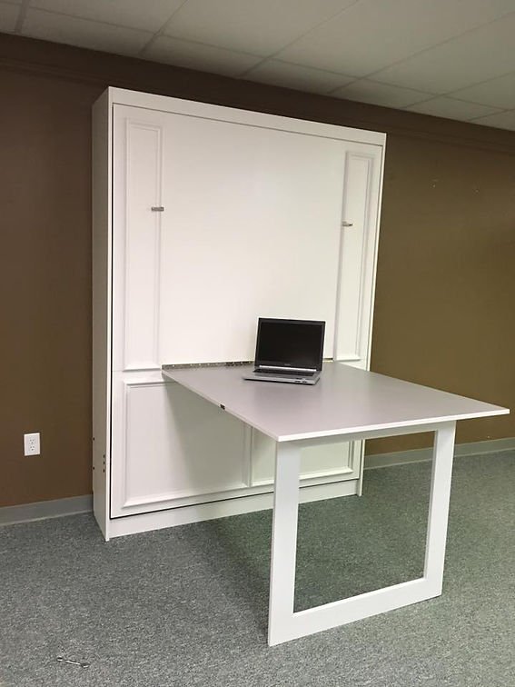 Hudson Bay Bar Height Desk Murphy Bed Style #1411-0816