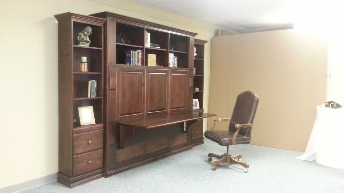 Horizontal Fold Down Desk Style  #1417-0714B