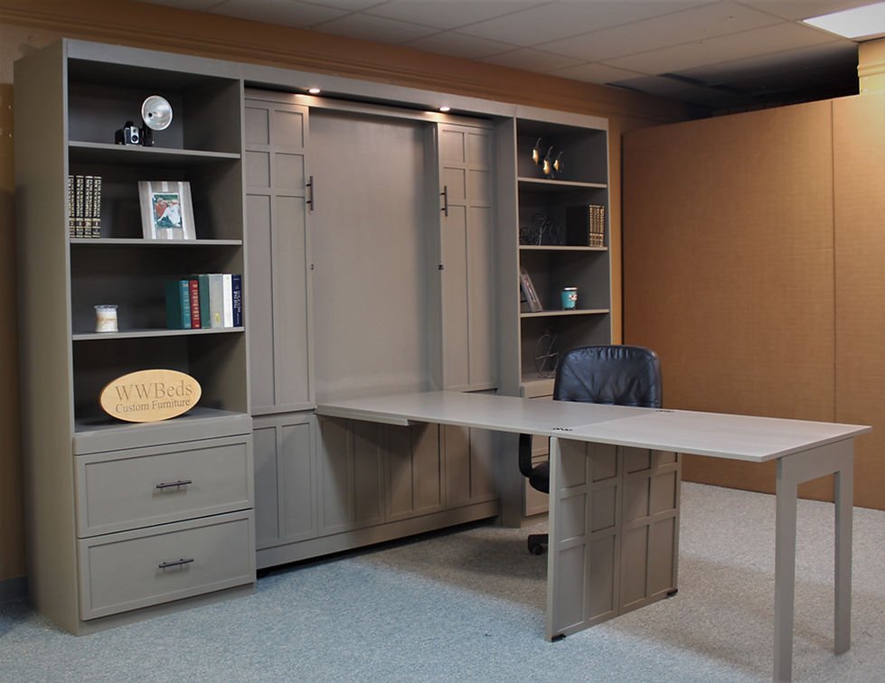 Double Fold Murphy Bed Desk Style #134-0920b