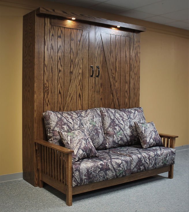 Sofa Barn door Murphy Bed Style #1519-0319
