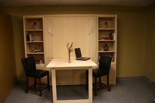 Hudson Bay Bar Height Desk Murphy Bed Style #1411-0001