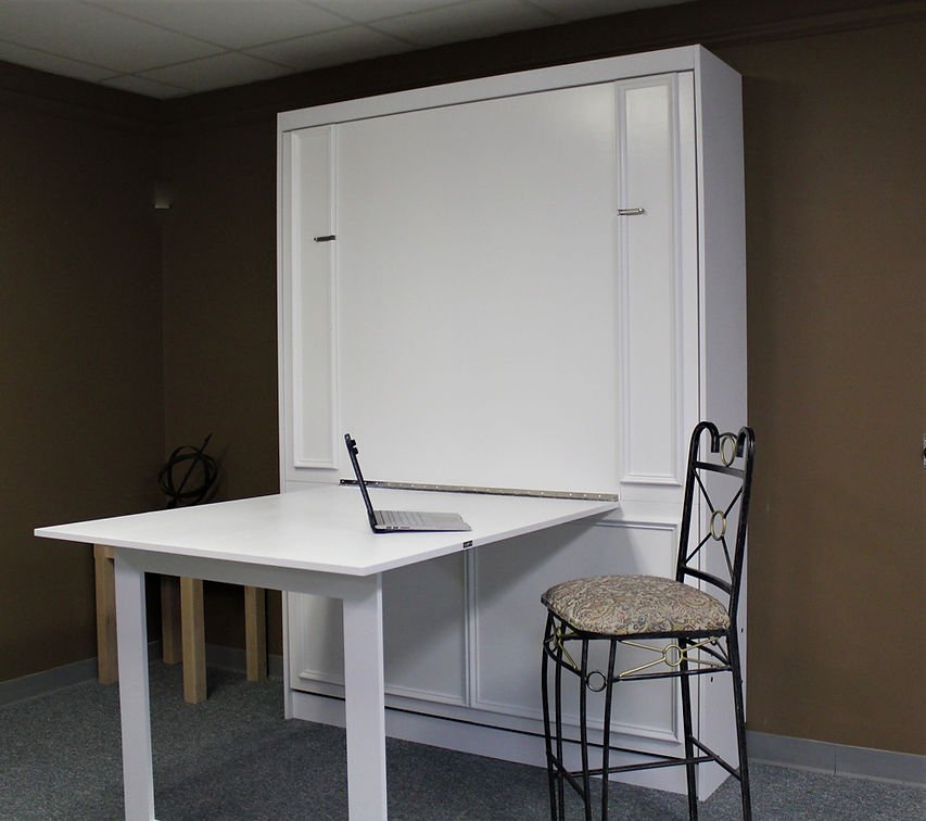 Hudson Bay Bar Height Desk Murphy Bed Style #1411-0918