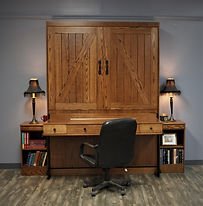 Stay Level Barn Door Vanity Desk Version