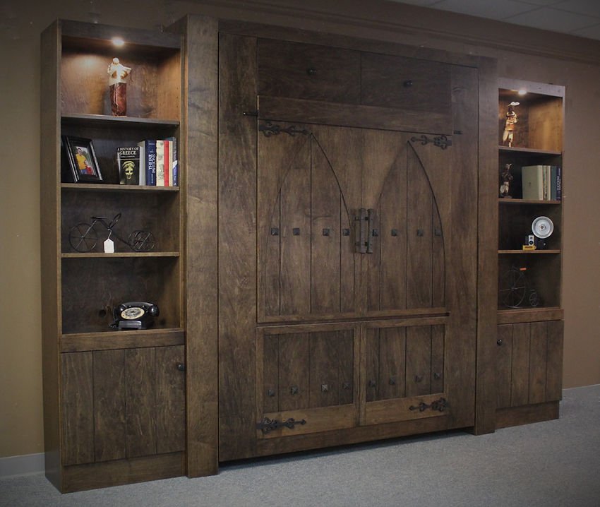 Gothic Arch Murphy Bed#136-0520