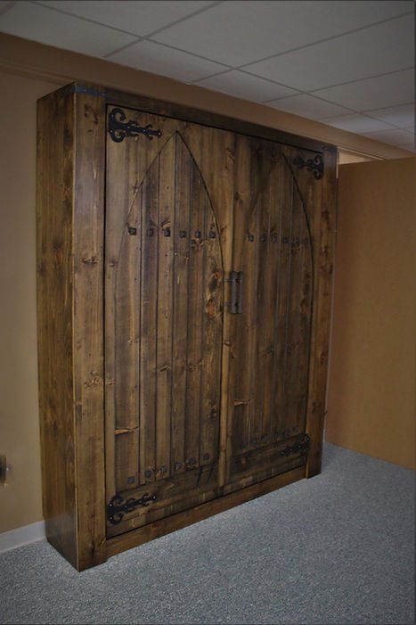 Gothic Arch Murphy Bed#116-0118