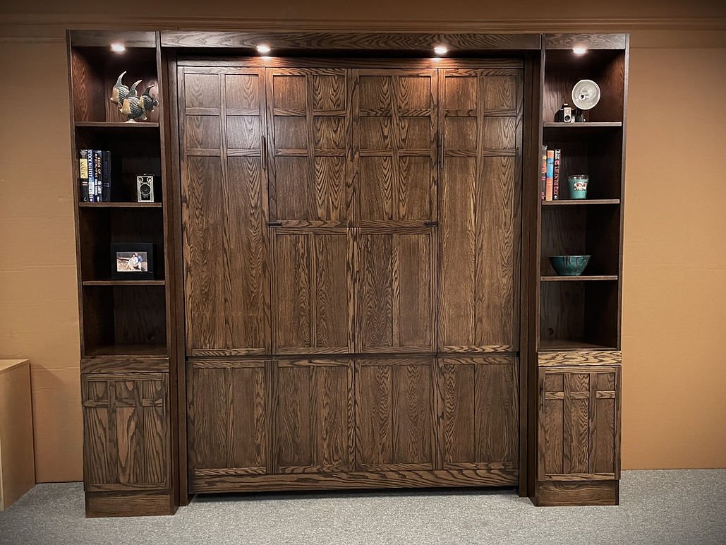 Frank Lloyd Wright Murphy Bed with Inset Desk #134-0825
