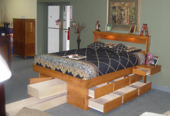 Storage Platform Bed