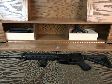 Covert Sliding Bookcase Headboard