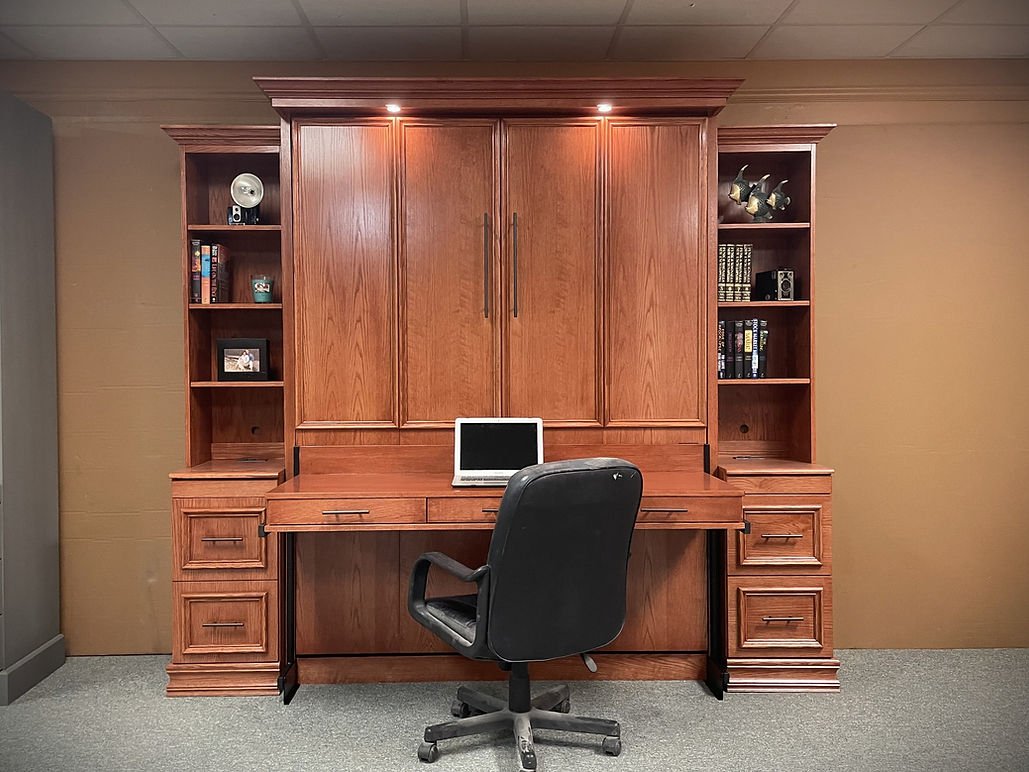 Hudson Bay Murphy Bed with Stay Level Desk