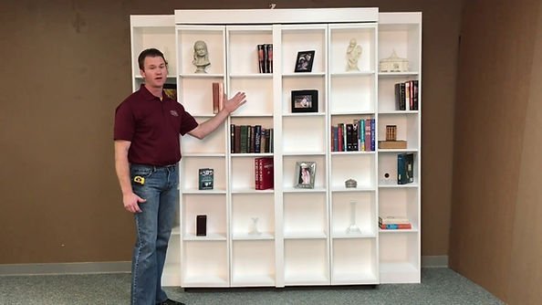 Want More Functionality? Could a Bookcase Wall Bed Replace Your Extra Cabinets?