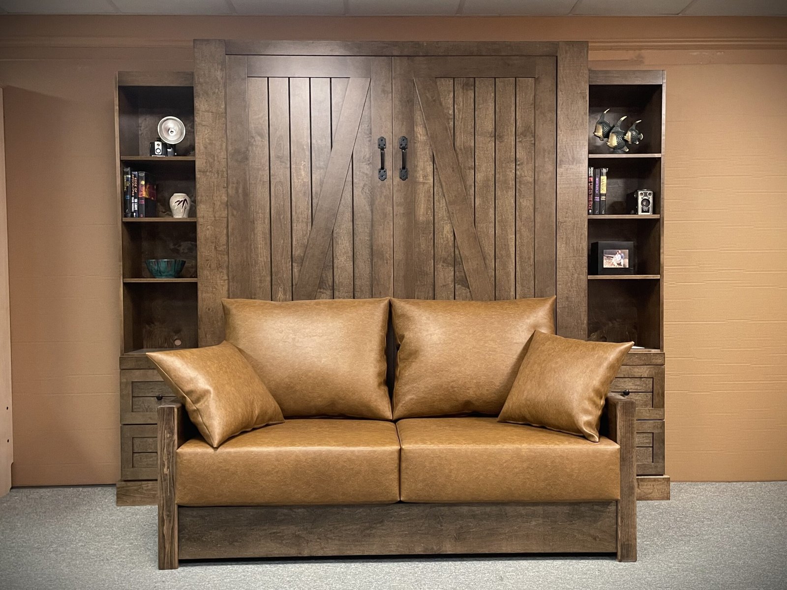 Barn Door Murphy Sofa 1519-0224-PO