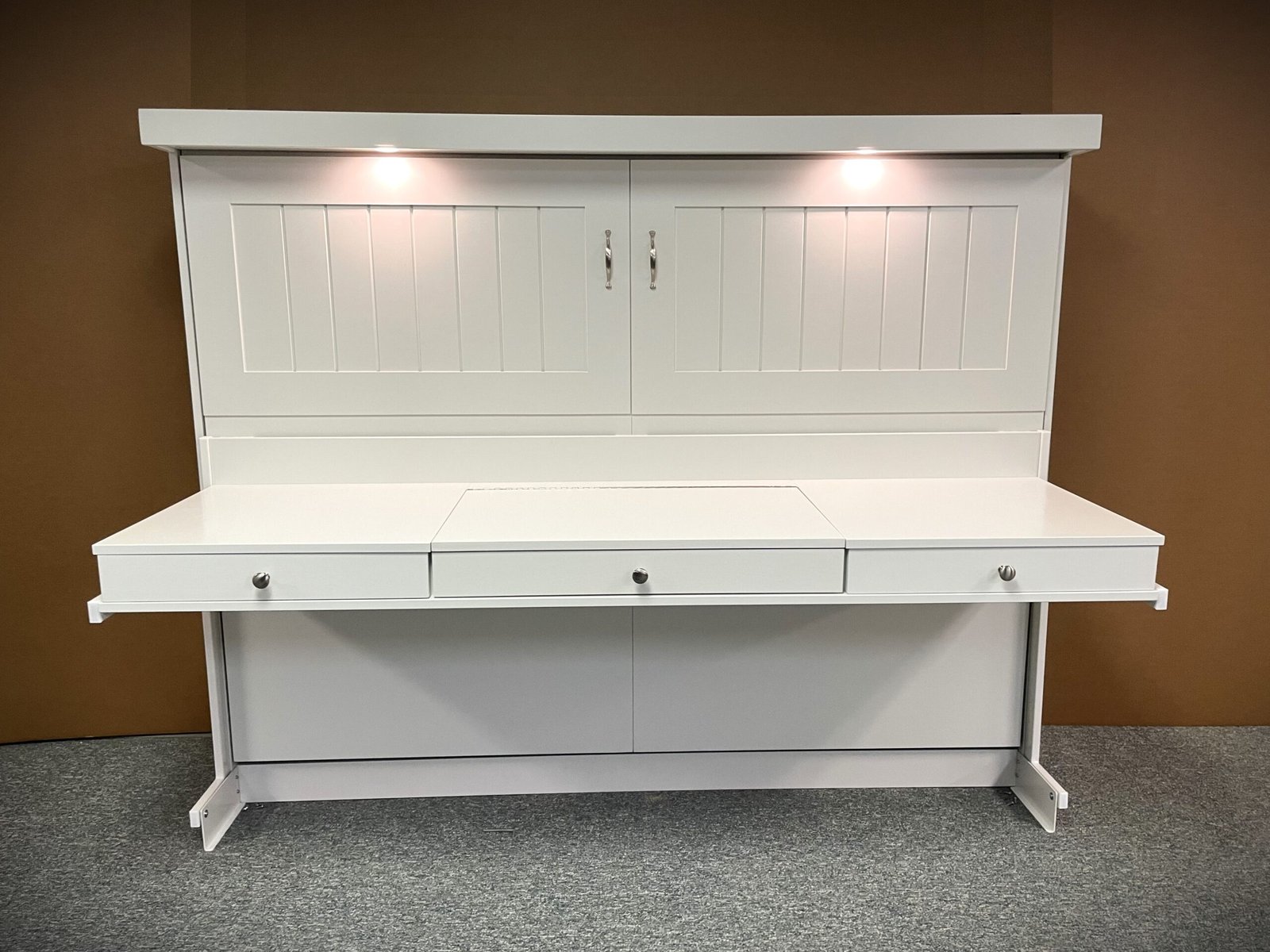 Vanity Barn Door Murphy Bed Style #1719-1023