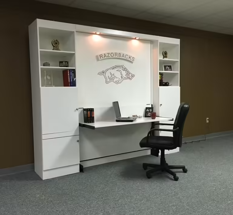 Is a Horizontal Queen Wall Bed the Best Way to Create a Multi-Purpose Room Without Sacrificing Either Function?