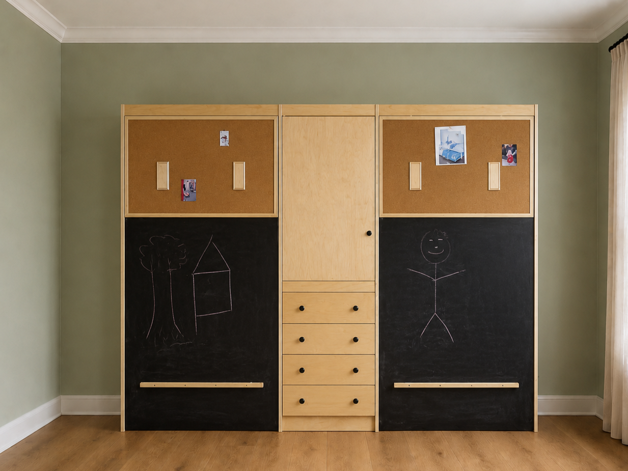 Chalkboard Murphy Bed 1112-0005
