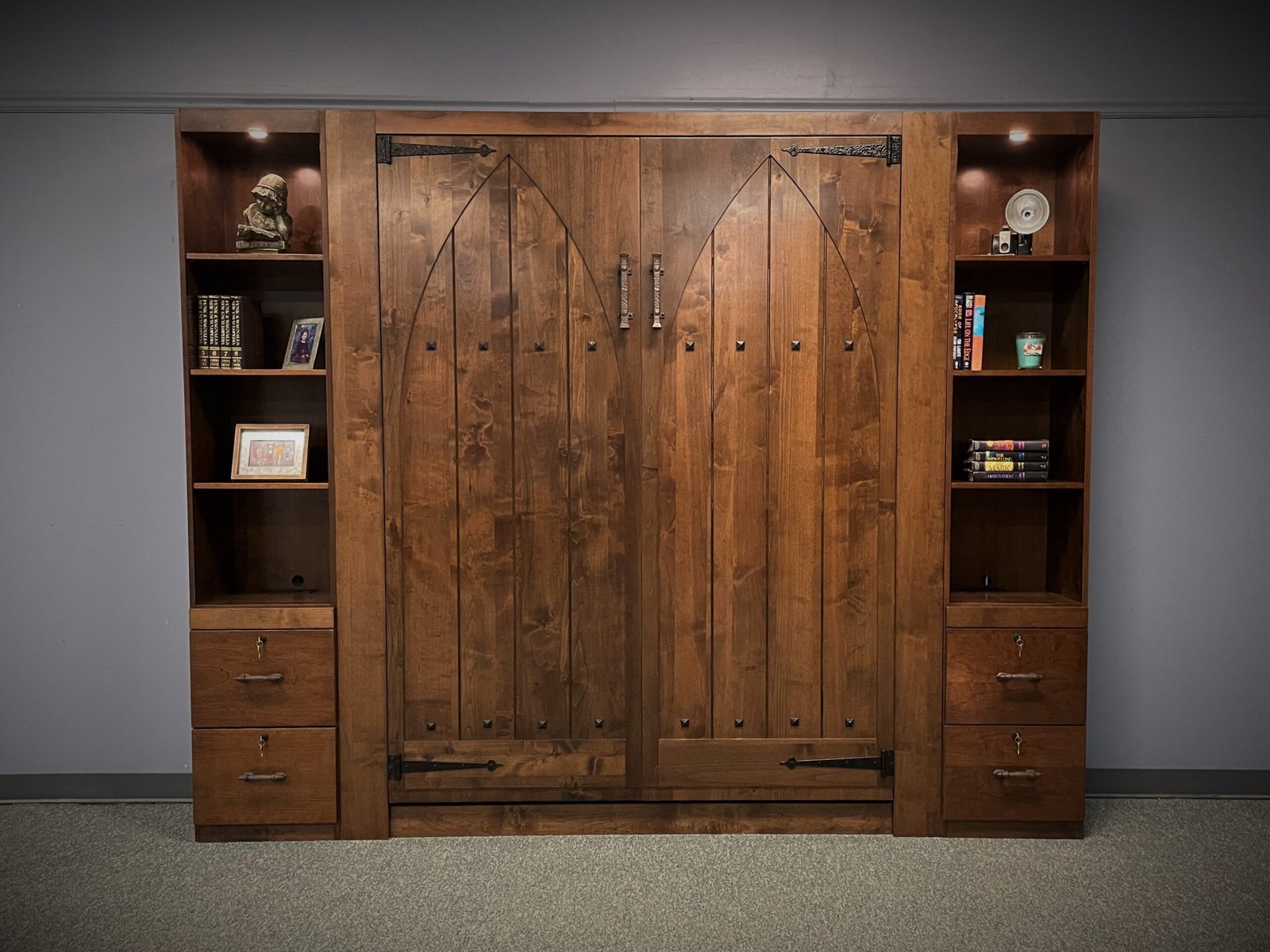 Gothic Arch Murphy Bed 116-0523-PO