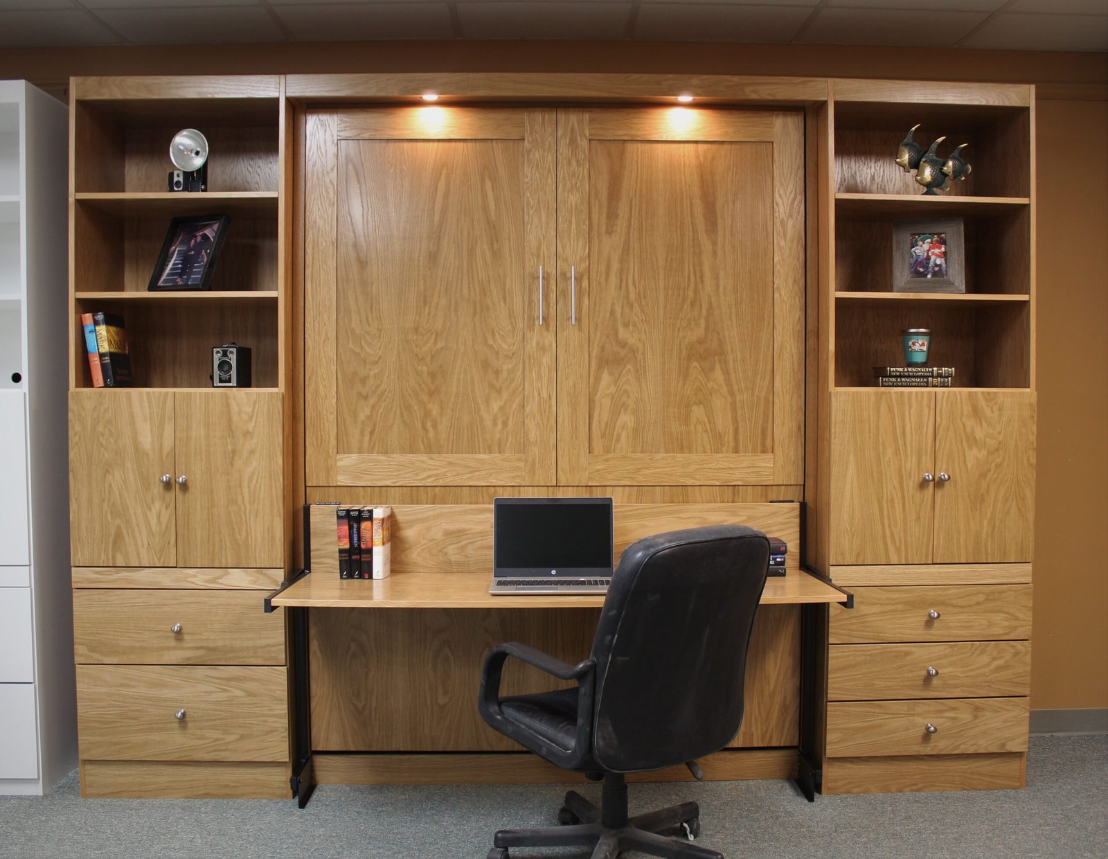 White Oak Ginsburg Murphy Bed 1222-0121-PO