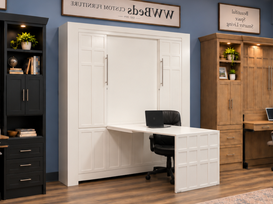 FLW Inset Desk Murphy Bed 134-0426