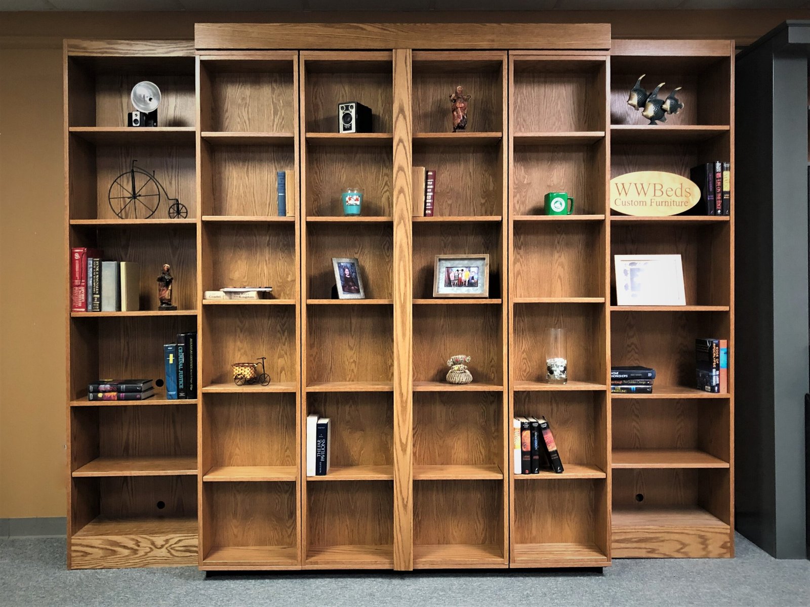 Bookcase Murphy Bed Style #1800-0122