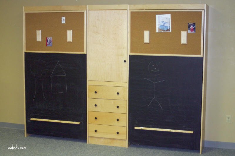 Chalkboard Murphy Bed 1112-0005