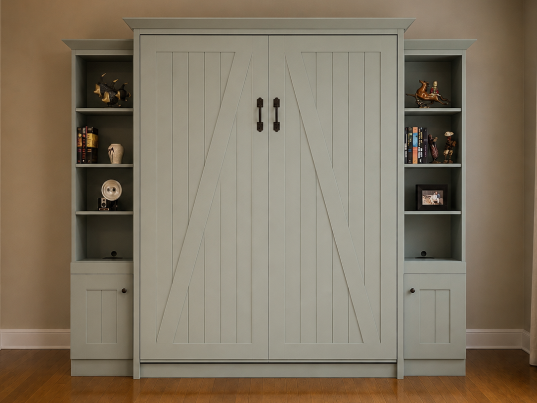 Barn Door Murphy Bed Style #1119-0325