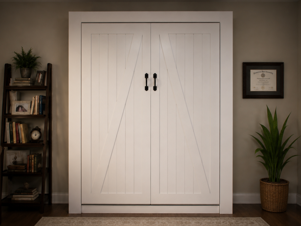 Barn Door Murphy Bed Style #1119-0620b