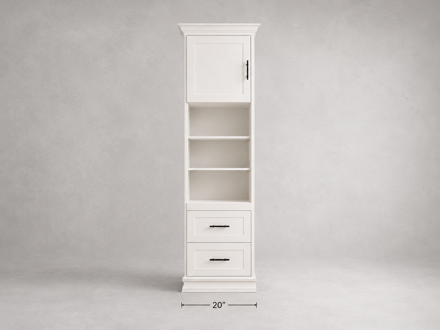 Bookcase drawers and Top-doors 11 7/8″d