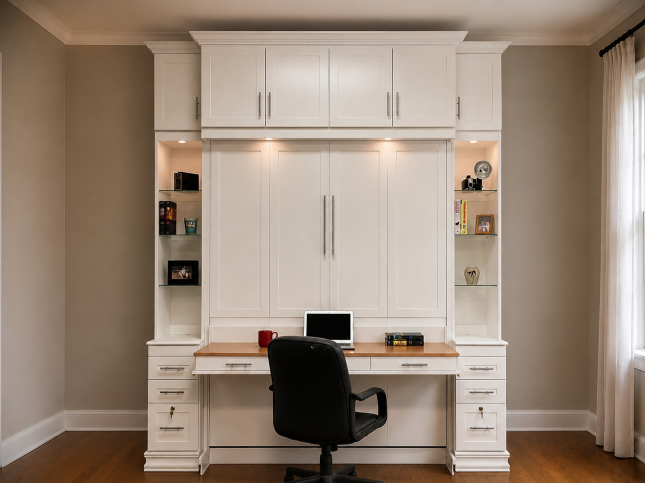 Two-Tone Murphy bed 123-0125