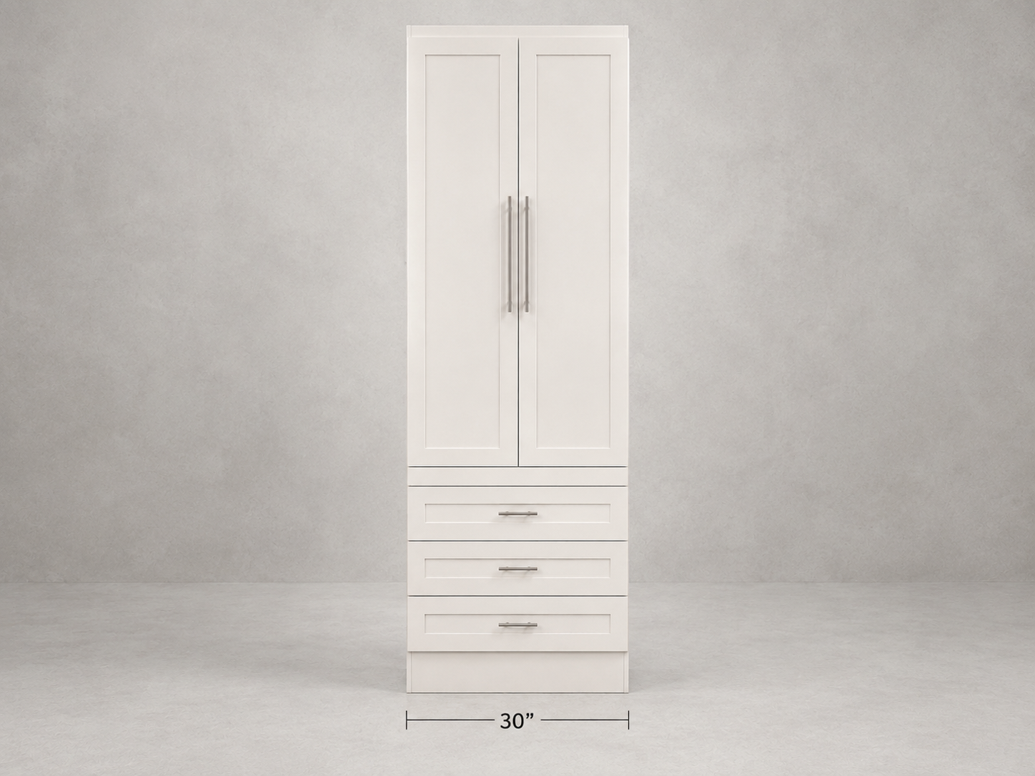 Bookcase 3 Drawer and Door 17 7/8″d