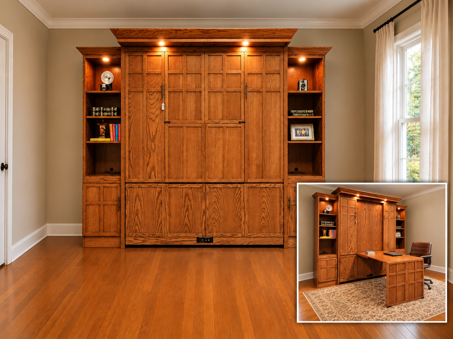 FLW Murphy bed 134-0722b