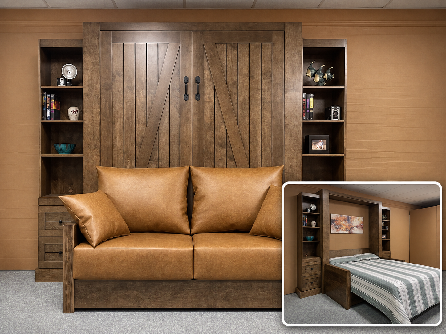 Barn Door Sofa Version